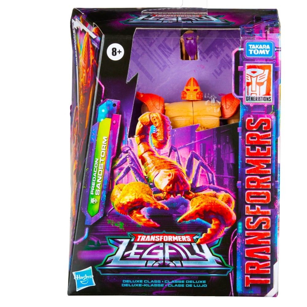 Legacy Deluxe Predacon Sandstorm robot toy